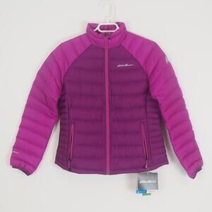 Eddie Bauer First Ascent 800 Stormdown Purple Puffer Jacket‎ Women's Small NWT